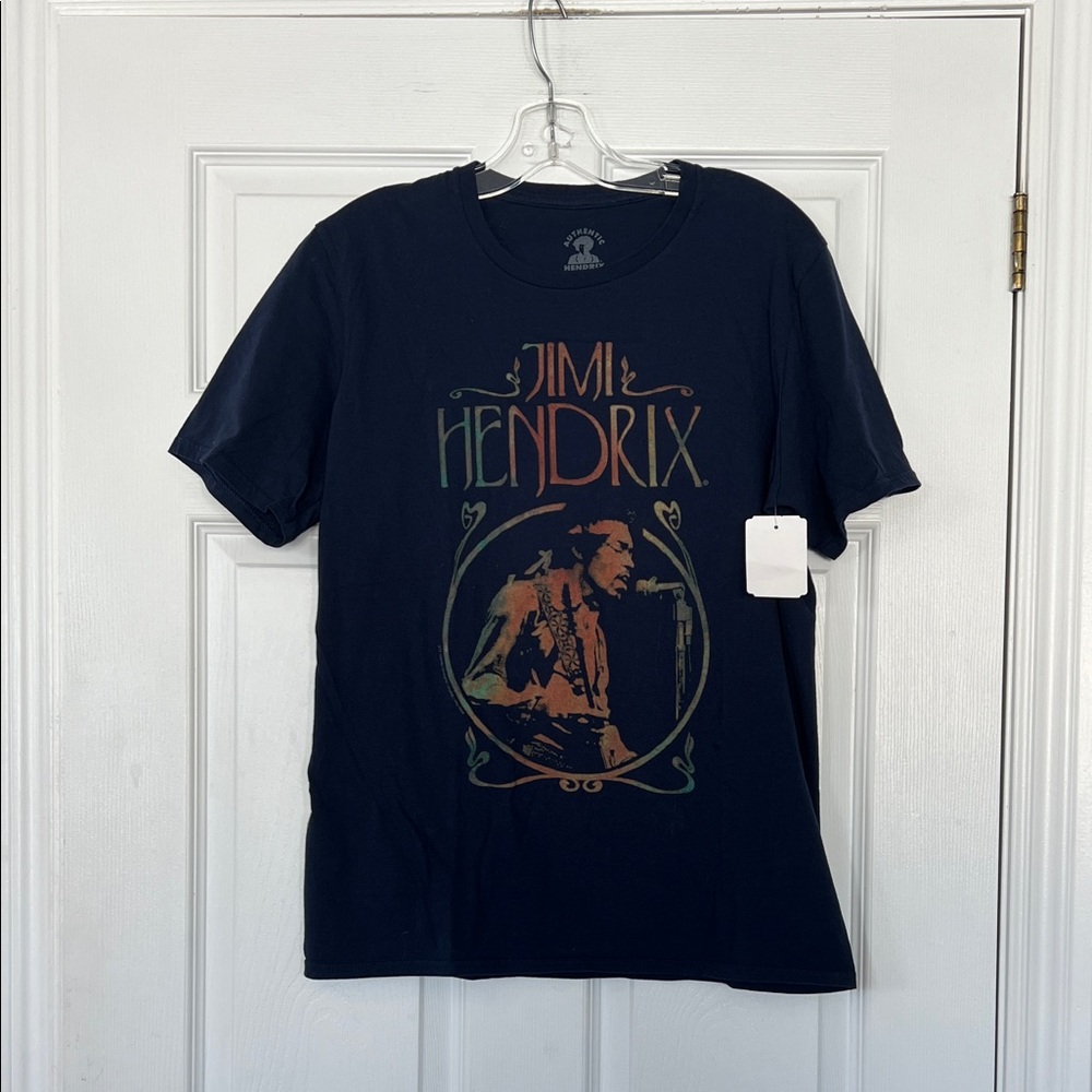 Jimi Hendrix Graphic Tee in Navy